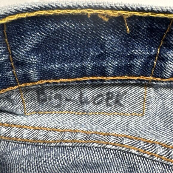 Levis 550 Relaxed Straight Jeans Mid Rise Medium Wash Mens 33x34 Actual 32x32 - Picture 6 of 10